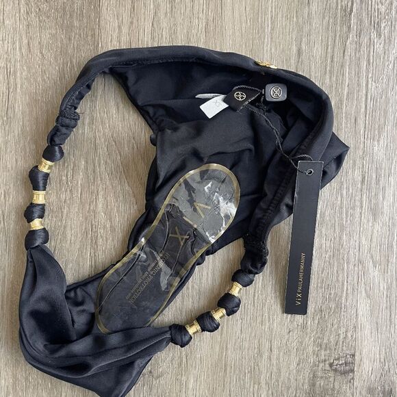 NWT Vix Solid Beads Cheeky Bikini Bottoms XS - Picture 4 of 6